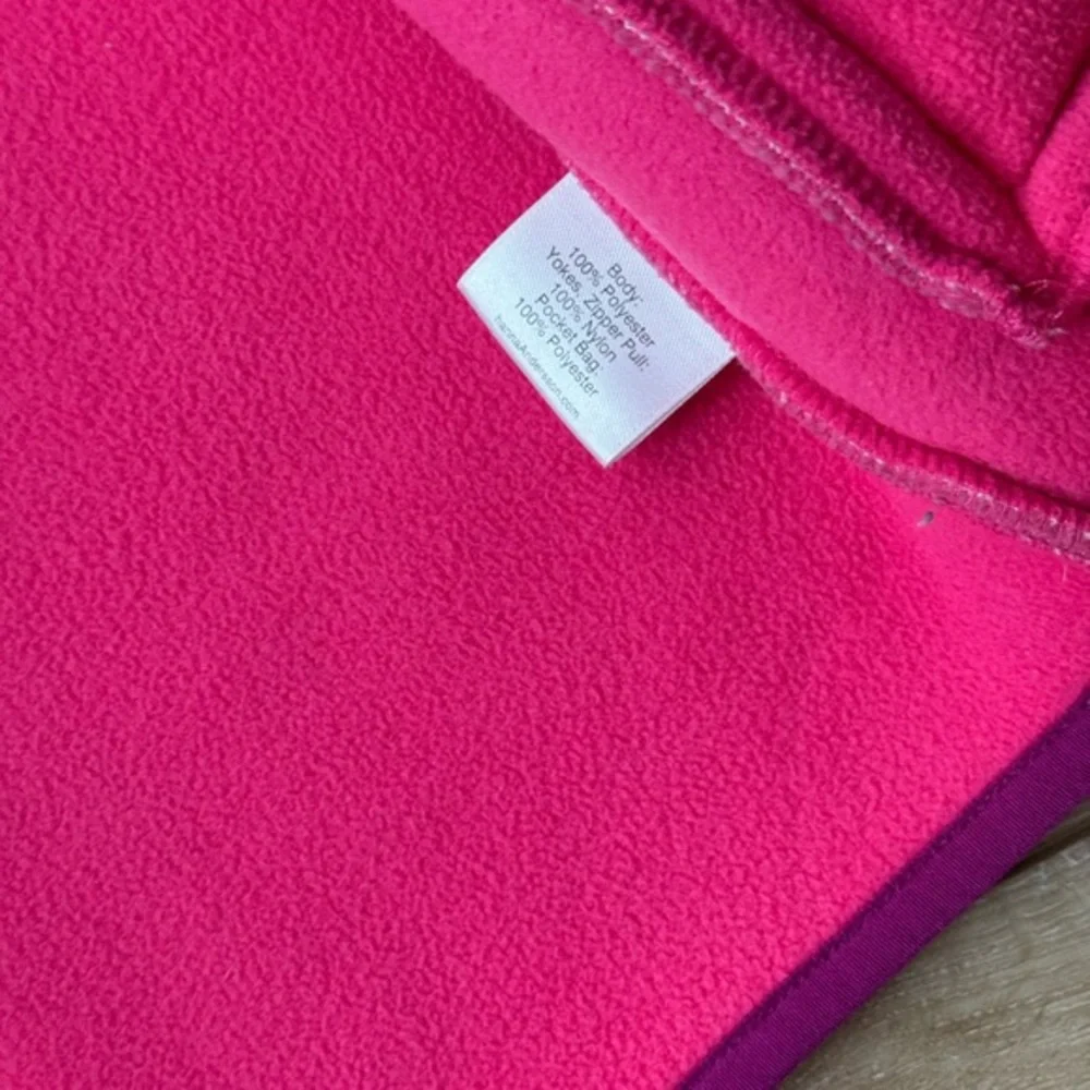 Hanna Andersson Girls  Fleece Sherpa Jacket Warm‎ 18-24mths  EUC 80cm